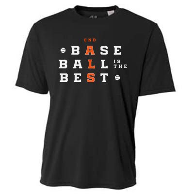 Baseball Is The Best End Als Cooling Performance Crew T-Shirt