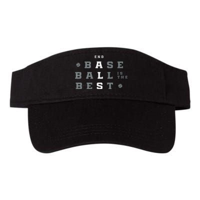 Baseball Is The Best End Als Valucap Bio-Washed Visor