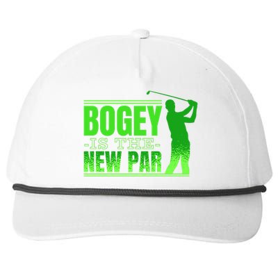 Bogey Is The New Par Golf Snapback Five-Panel Rope Hat