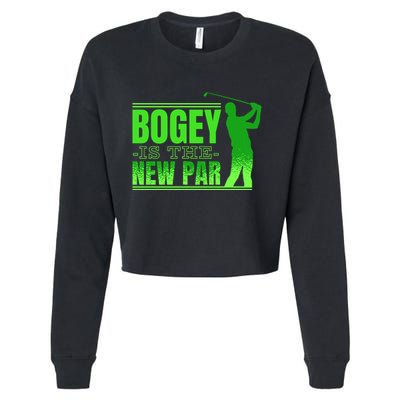 Bogey Is The New Par Golf Cropped Pullover Crew