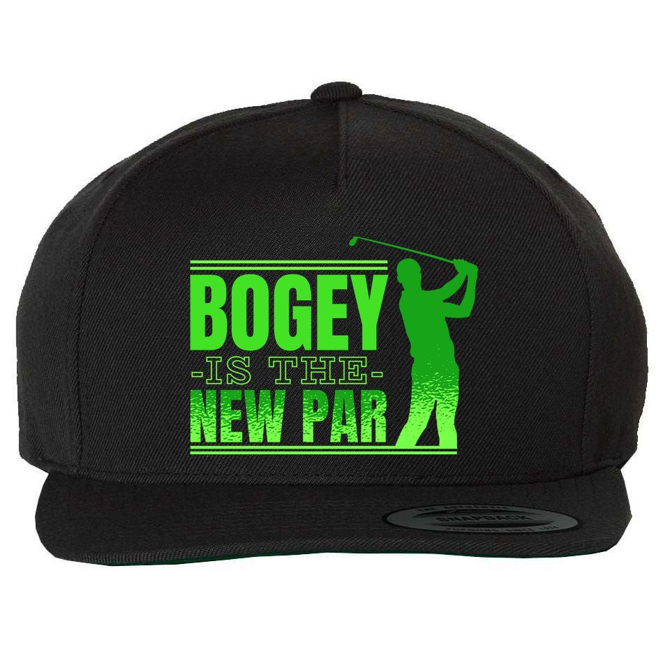 Bogey Is The New Par Golf Wool Snapback Cap