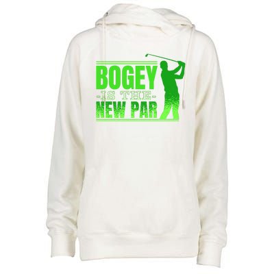 Bogey Is The New Par Golf Womens Funnel Neck Pullover Hood