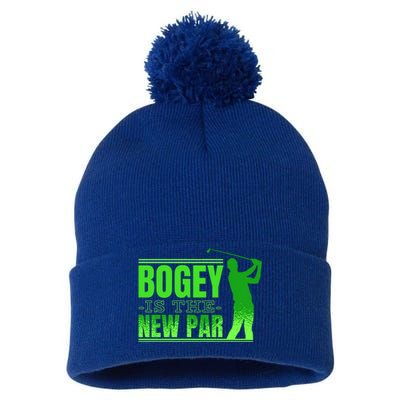 Bogey Is The New Par Golf Pom Pom 12in Knit Beanie