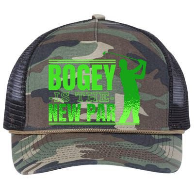 Bogey Is The New Par Golf Retro Rope Trucker Hat Cap