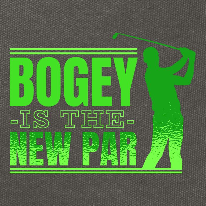 Bogey Is The New Par Golf Cotton Canvas Backpack