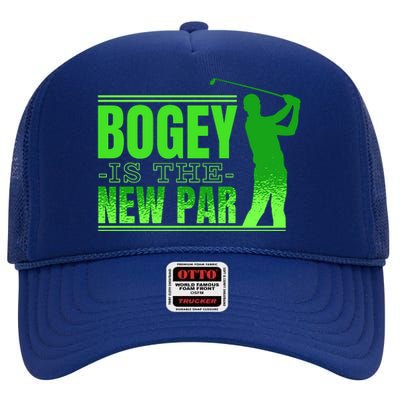 Bogey Is The New Par Golf High Crown Mesh Back Trucker Hat