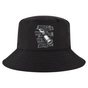 Build It Tune It Race It Break It Race Car Enthusiast Cool Comfort Performance Bucket Hat