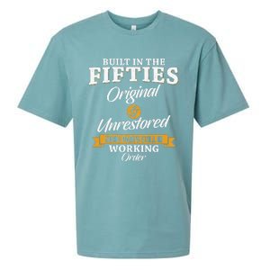 Built In The Fifties Built In The 50s Birthday Sueded Cloud Jersey T-Shirt