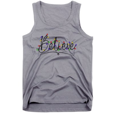 Believe In The Magic Of Christmas Festive Graphic Gift Tank Top