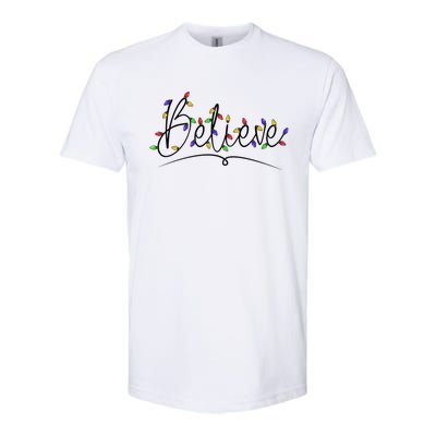 Believe In The Magic Of Christmas Festive Graphic Gift Softstyle® CVC T-Shirt