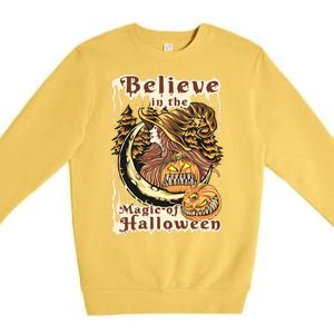 Believe In The Magic Of Halloween Premium Crewneck Sweatshirt