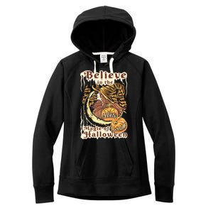 Believe In The Magic Of Halloween Women's Fleece Hoodie