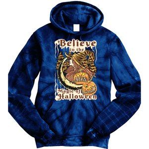 Believe In The Magic Of Halloween Tie Dye Hoodie