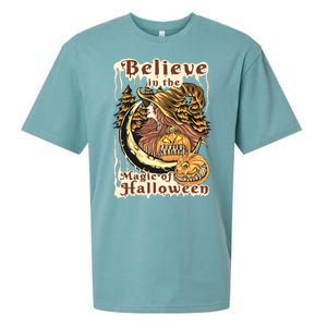 Believe In The Magic Of Halloween Sueded Cloud Jersey T-Shirt