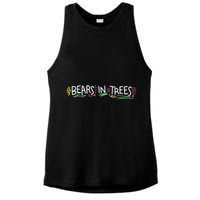 Bears In Trees Ocean Ladies PosiCharge Tri-Blend Wicking Tank