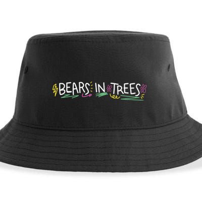 Bears In Trees Ocean Sustainable Bucket Hat
