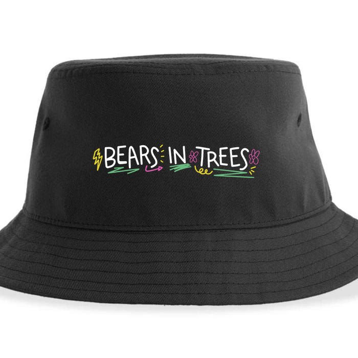 Bears In Trees Ocean Sustainable Bucket Hat
