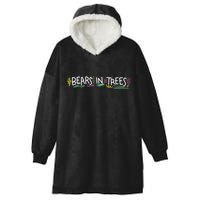 Bears In Trees Ocean Hooded Wearable Blanket