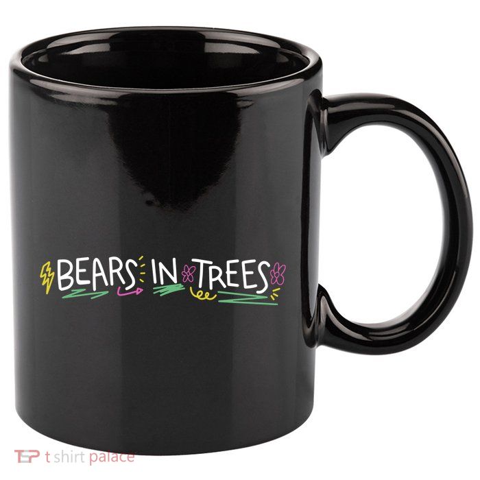Bears In Trees Ocean 11oz C Handle Ceramic Mug