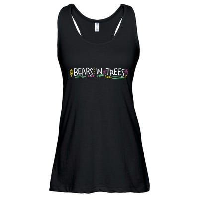 Bears In Trees Ocean Ladies Essential Flowy Tank