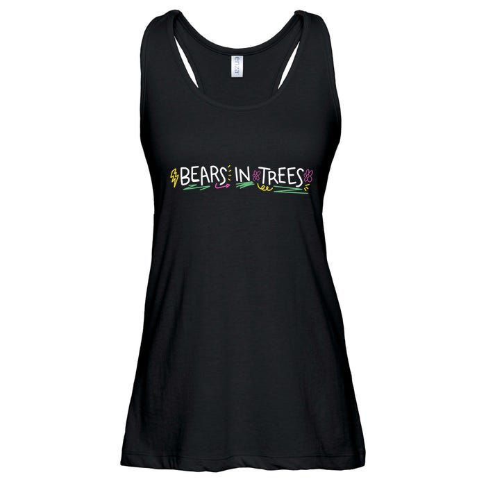 Bears In Trees Ocean Ladies Essential Flowy Tank