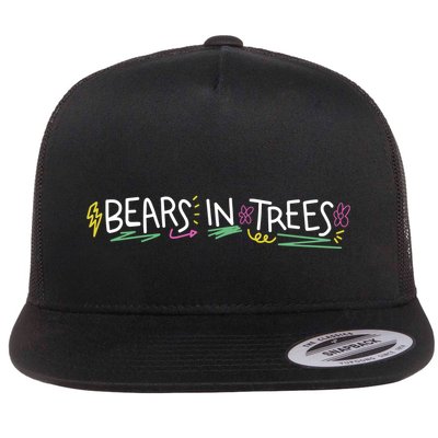 Bears In Trees Ocean Flatbill Hat