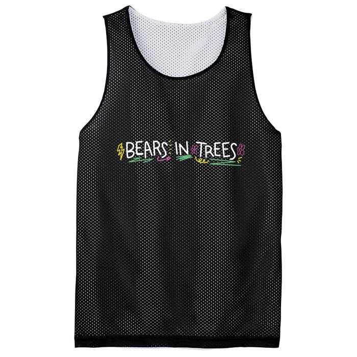 Bears In Trees Ocean Mesh Reversible Basketball Jersey Tank