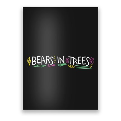 Bears In Trees Ocean Poster
