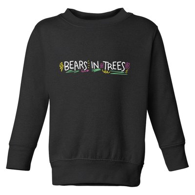 Bears In Trees Ocean Toddler Sweatshirt