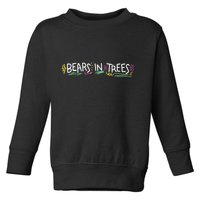 Bears In Trees Ocean Toddler Sweatshirt