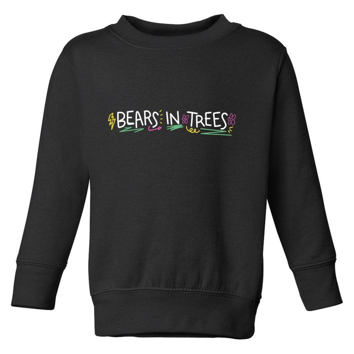 Bears In Trees Ocean Toddler Sweatshirt
