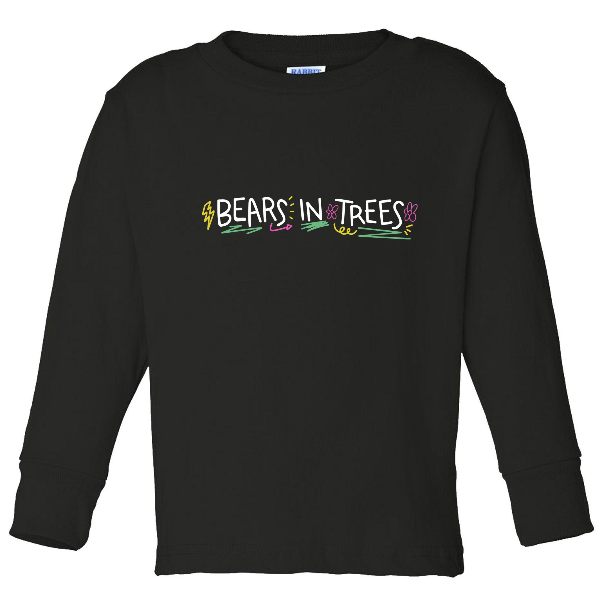 Bears In Trees Ocean Toddler Long Sleeve Shirt