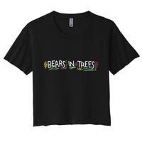 Bears In Trees Ocean Crop Top