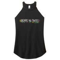 Bears In Trees Ocean Women's Perfect Tri Rocker Tank