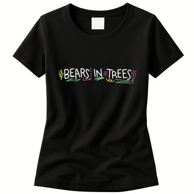 Bears In Trees Ocean Womens T-Shirt