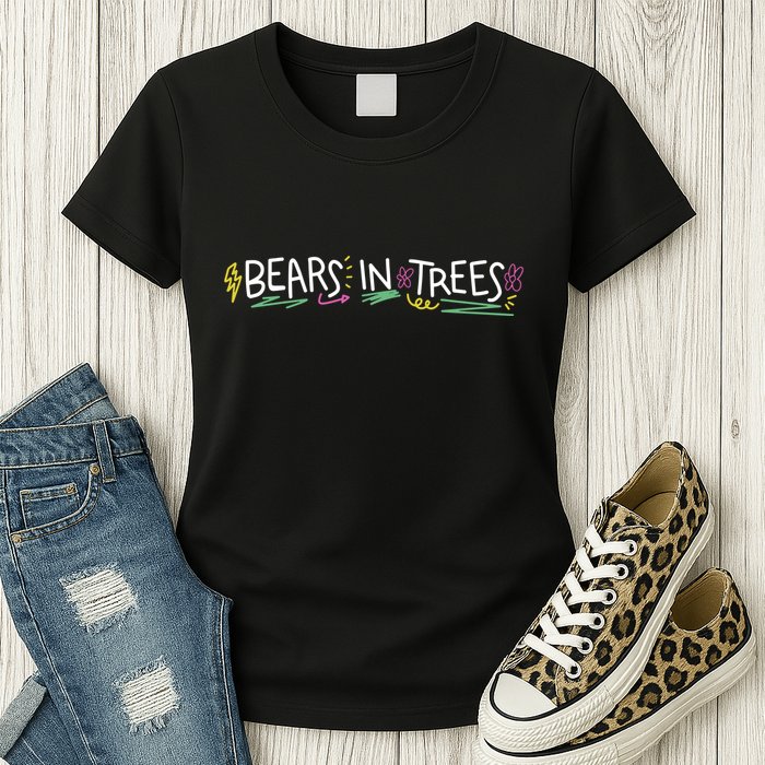 Bears In Trees Ocean Womens T-Shirt