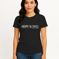 Bears In Trees Ocean Womens T-Shirt