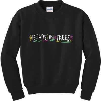 Bears In Trees Ocean Kids Sweatshirt