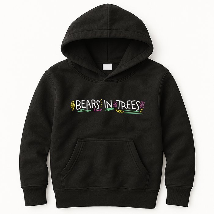 Bears In Trees Ocean Kids Hoodie