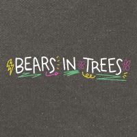 Bears In Trees Ocean Cotton Canvas Backpack