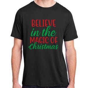 Believe In The Magic Of Christmas Pajama  Adult ChromaSoft Performance T-Shirt