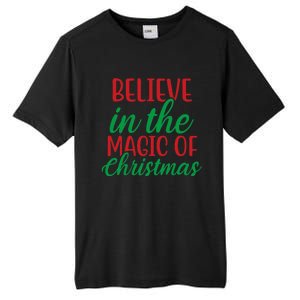 Believe In The Magic Of Christmas Pajama  Tall Fusion ChromaSoft Performance T-Shirt