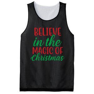 Believe In The Magic Of Christmas Pajama  Mesh Reversible Basketball Jersey Tank