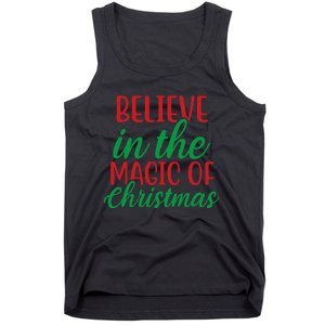 Believe In The Magic Of Christmas Pajama  Tank Top