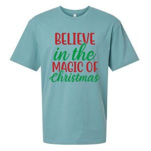 Believe In The Magic Of Christmas Pajama  Sueded Cloud Jersey T-Shirt