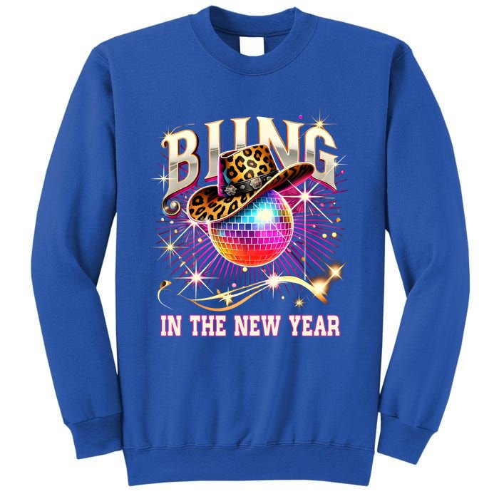 Bling In The New Year Disco Party Happy New Year 2025 Design Great Gift Sweatshirt