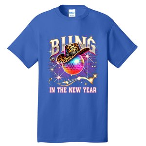 Bling In The New Year Disco Party Happy New Year 2025 Design Great Gift Tall T-Shirt