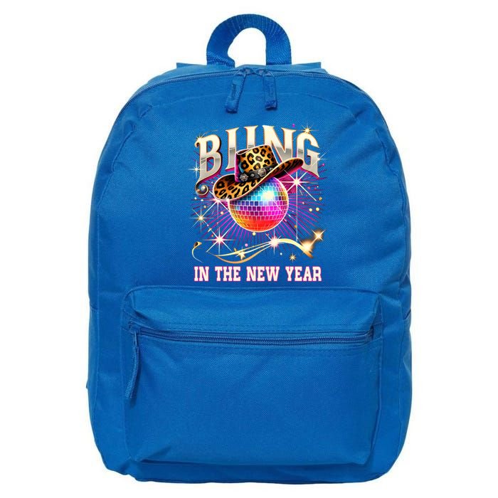 Bling In The New Year Disco Party Happy New Year 2025 Design Great Gift 16 in Basic Backpack