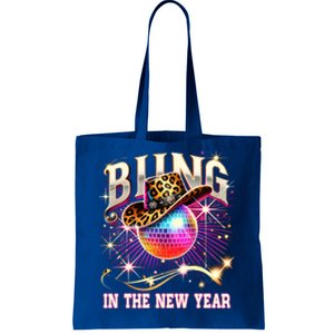 Bling In The New Year Disco Party Happy New Year 2025 Design Great Gift Tote Bag