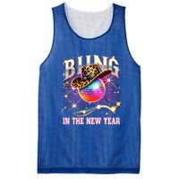 Bling In The New Year Disco Party Happy New Year 2025 Design Great Gift Mesh Reversible Basketball Jersey Tank